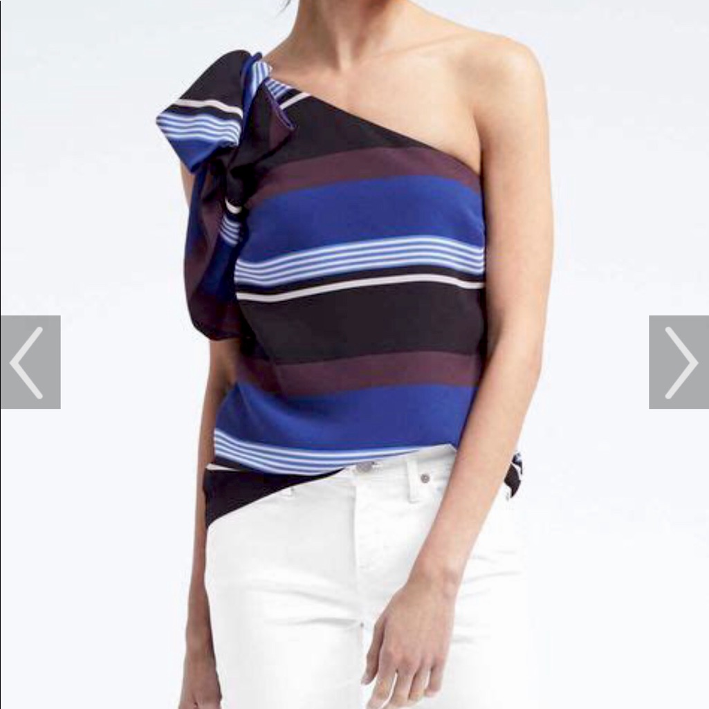 Banana Republic One Shoulder Top